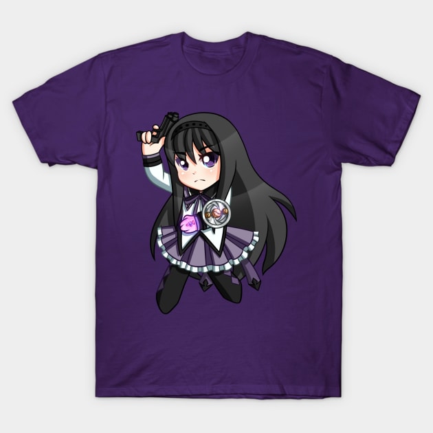 Homura Akemi T-Shirt by colorful-kitten